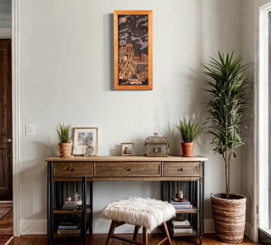 HOGWARTS™ 3D WOOD WALL CLOCK - ZeWood