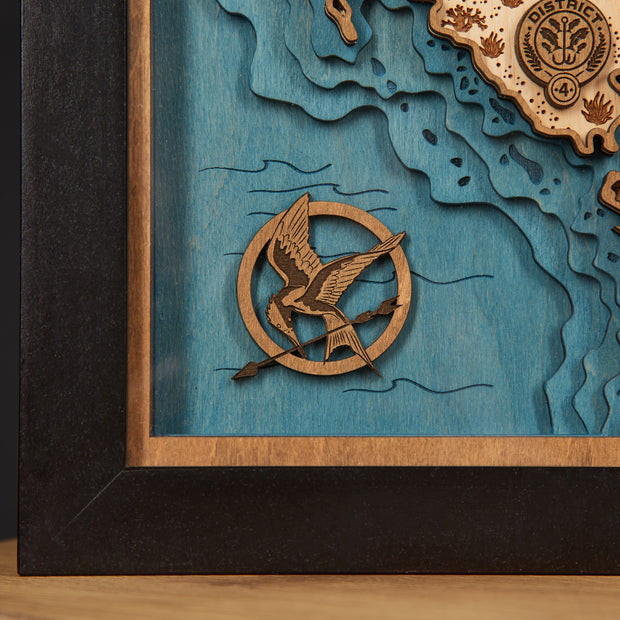 THE HUNGER GAMES 3D MAP