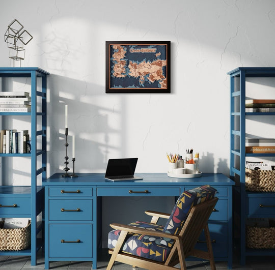 GAME OF THRONES™ 3D WOOD MAP - ZeWood