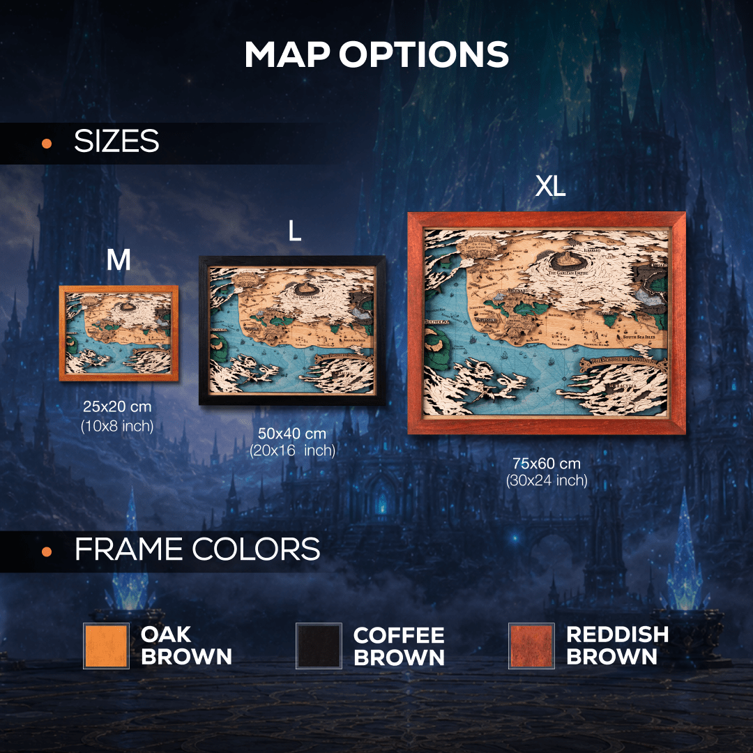 HYDAELYN 3D WOOD MAP - ZeWood