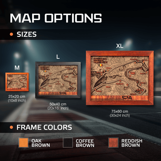 F1 CIRCUIT 3D WOOD MAP - ZeWood