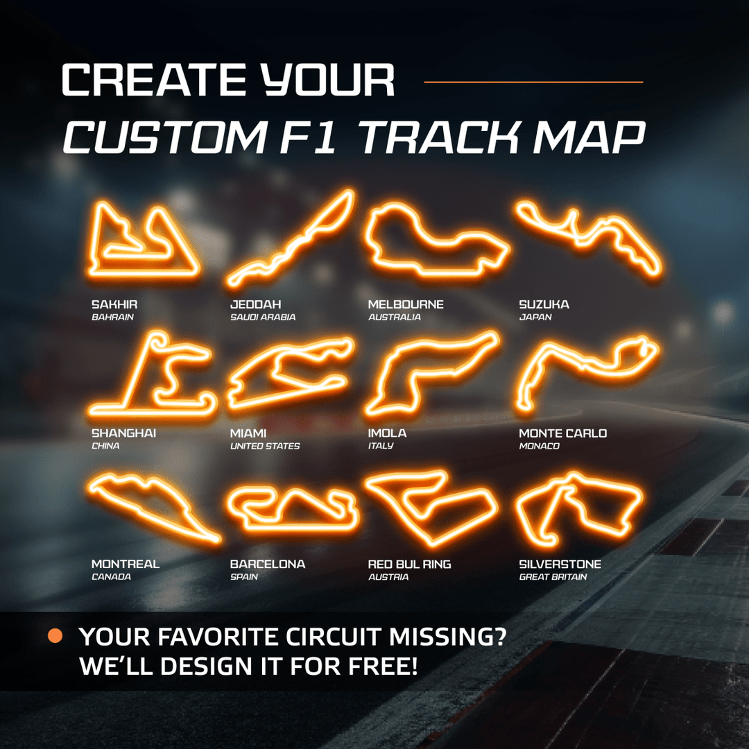 F1 CIRCUIT 3D WOOD MAP - ZeWood