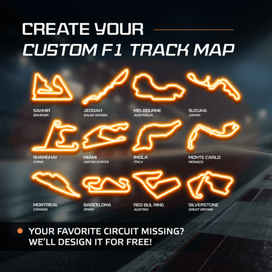 F1 CIRCUIT 3D WOOD MAP - ZeWood