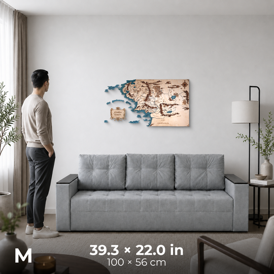 MIDDLE EARTH™ 3D WALL MAP