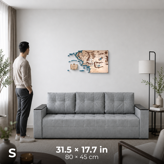 MIDDLE EARTH™ 3D WALL MAP
