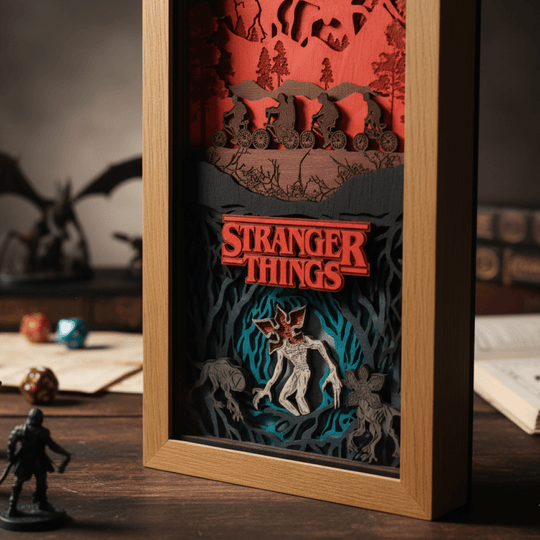 THE UPSIDE DOWN 3D WOOD CLOCK - ZeWood