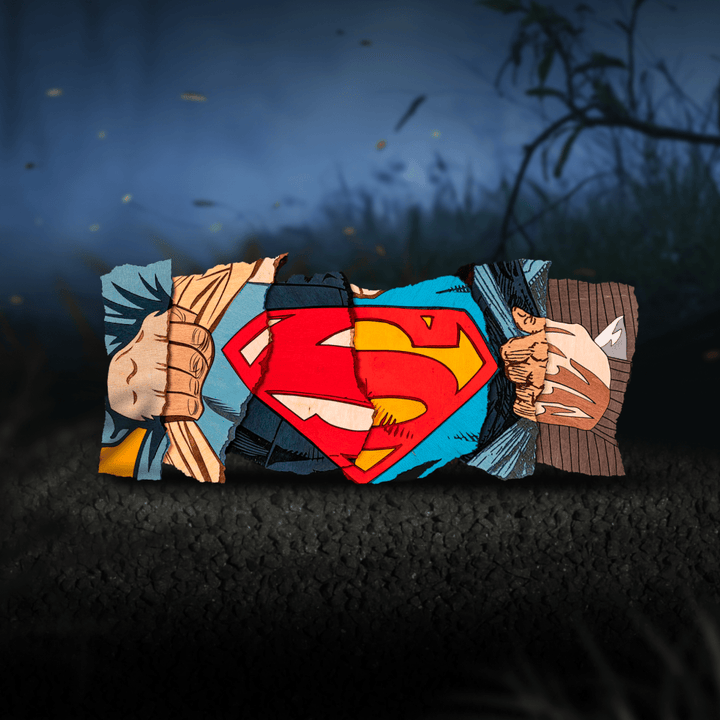 SUPERMAN™ THROUGH THE YEARS 3D WOOD POSTER