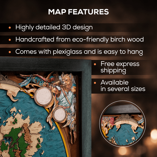 IZRIL 3D WOOD MAP - ZeWood