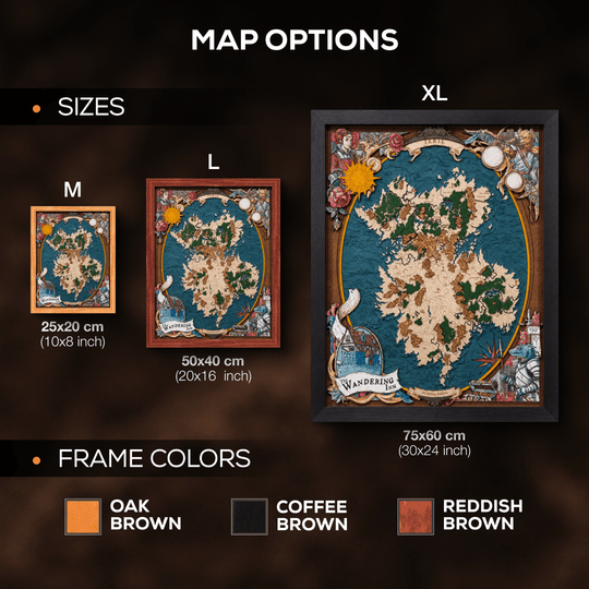 IZRIL 3D WOOD MAP - ZeWood