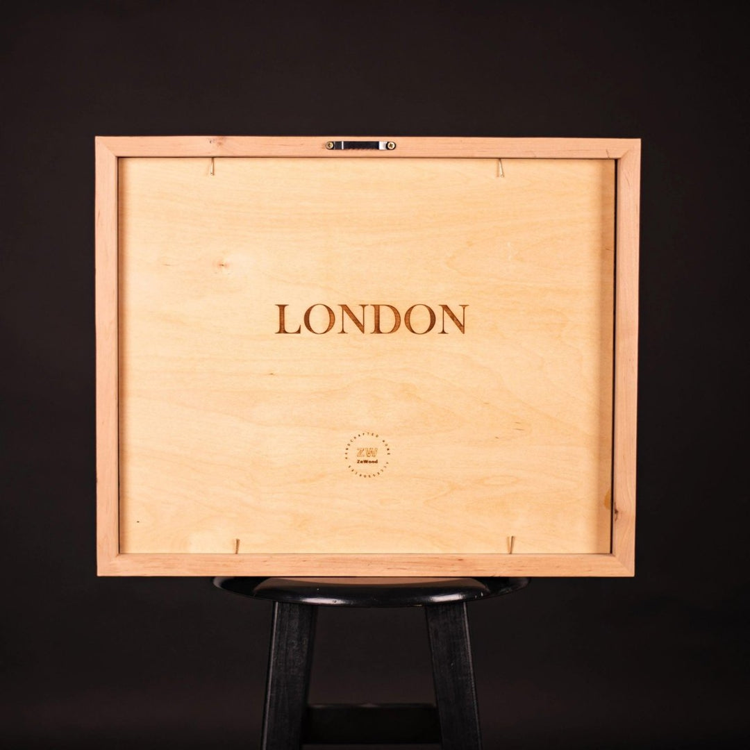 LONDON 3D WOODEN MAP - ZeWood