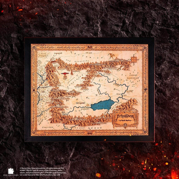 MORDOR™ 3D WOOD MAP