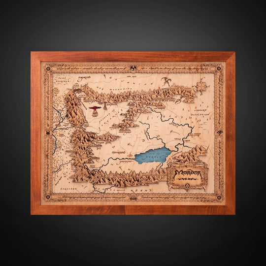 MORDOR 3D WOOD MAP - ZeWood