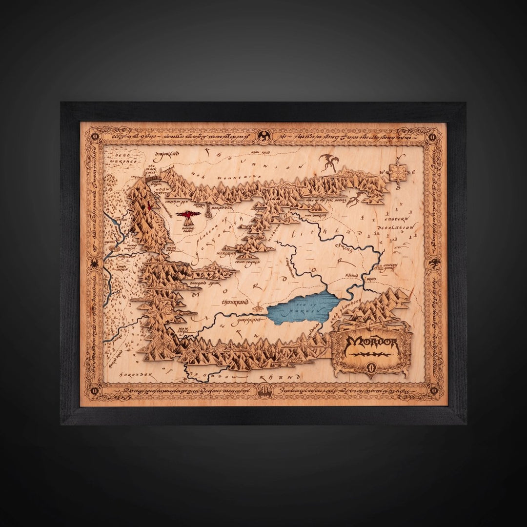 MORDOR 3D WOOD MAP - ZeWood