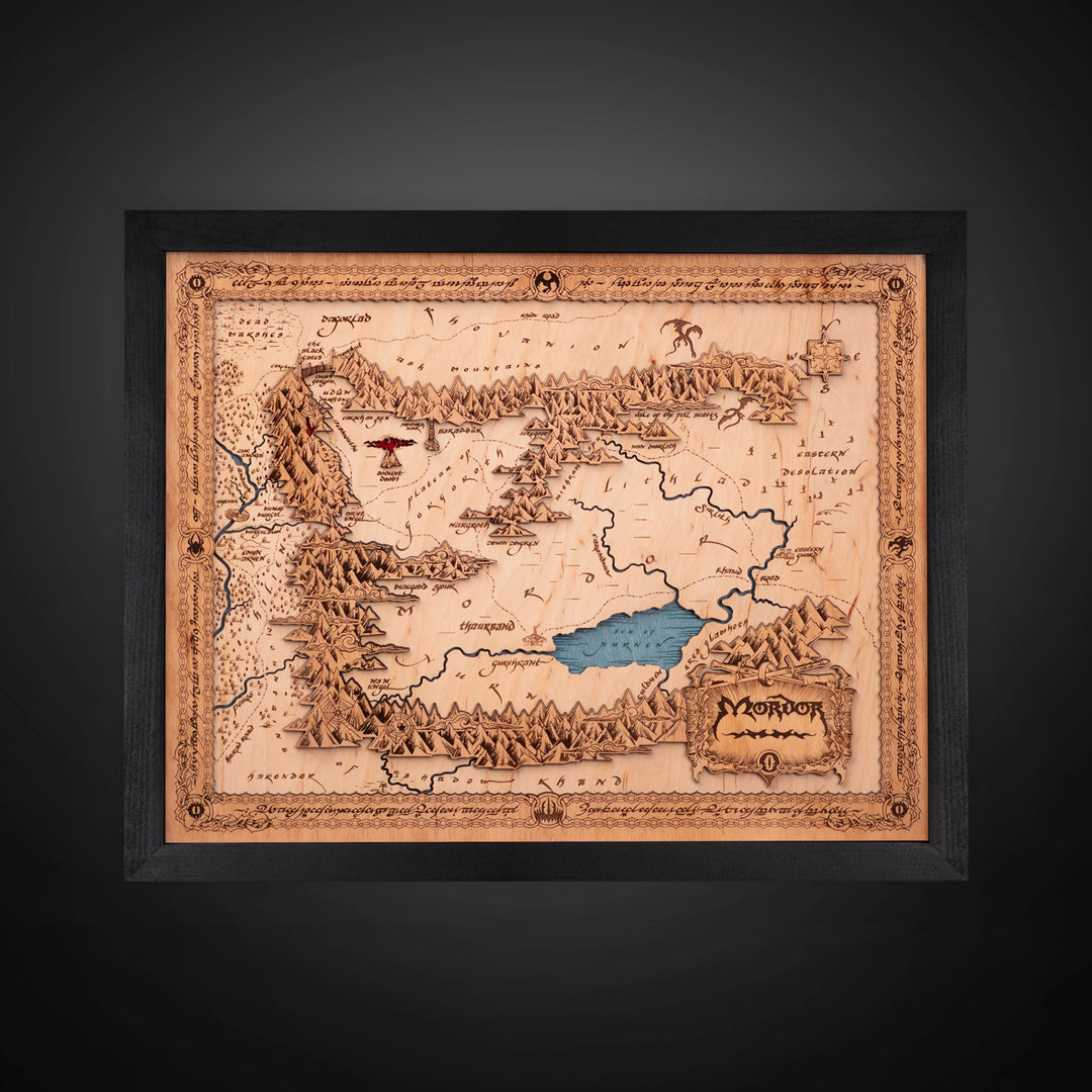 MORDOR 3D WOOD MAP ZeWood Inc.