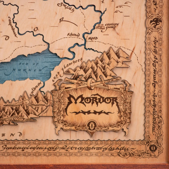 MORDOR 3D WOOD MAP - ZeWood