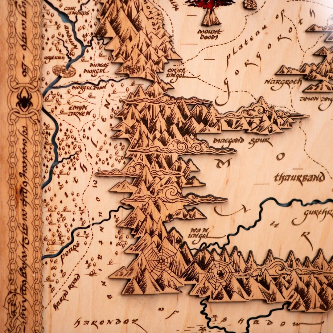 MORDOR 3D WOOD MAP - ZeWood