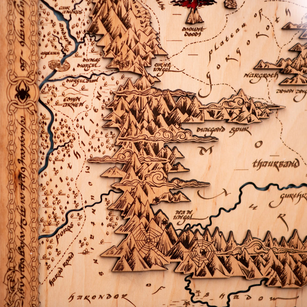 MORDOR 3D WOOD MAP ZeWood Inc.