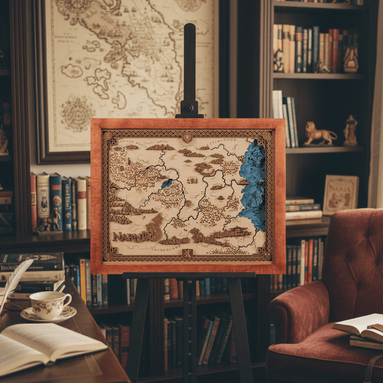 3D NARNIA WOOD MAP