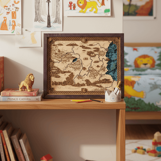 3D NARNIA WOOD MAP