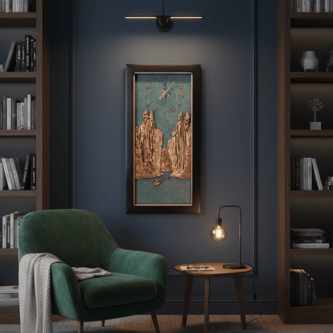 THE ARGONATH™ 3D WOOD WALL CLOCK - ZeWood