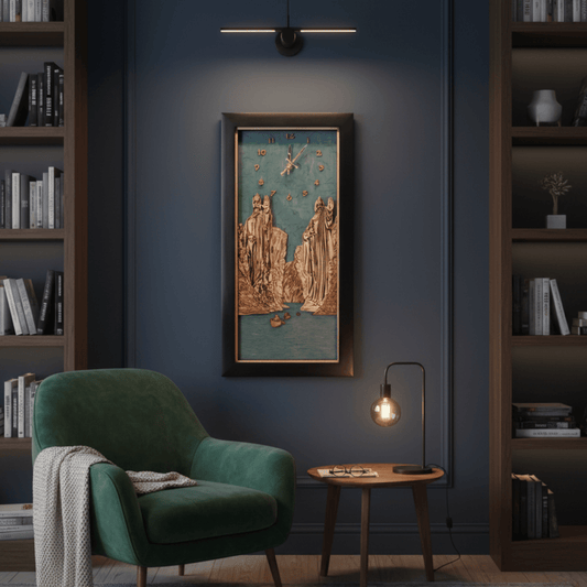 THE ARGONATH™ 3D WOOD WALL CLOCK - ZeWood