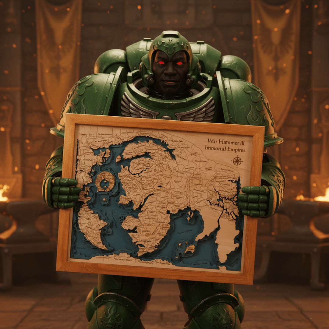 3D TOTAL WAR WOOD MAP - ZeWood