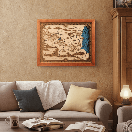 3D NARNIA WOOD MAP
