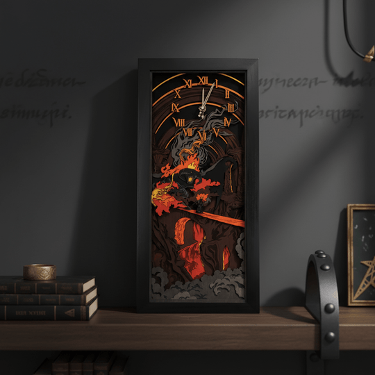 THE BALROG 3D WALL CLOCK - ZeWood