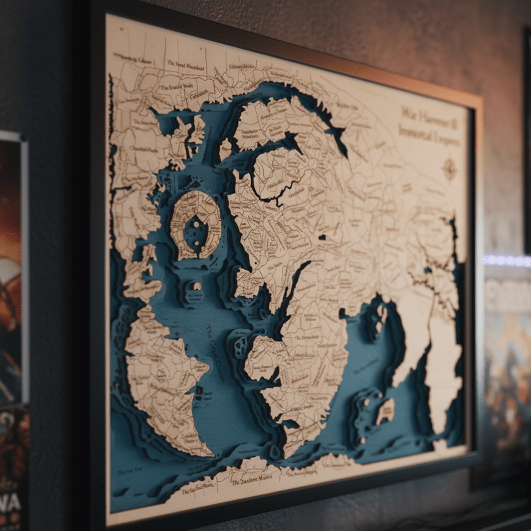 3D TOTAL WAR WOOD MAP - ZeWood
