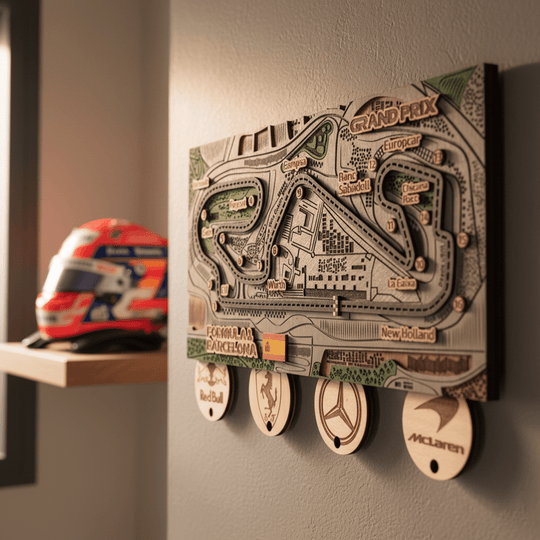 FORMULA 1 SPANISH GRAND PRIX KEY HOLDER - ZeWood