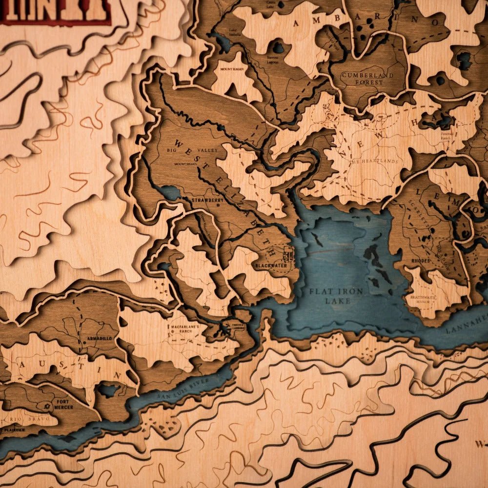 RDR 3D WOOD MAP - ZeWood