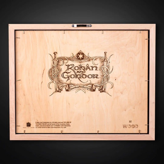 ROHAN AND GONDOR 3D WOOD MAP ZeWood Inc.