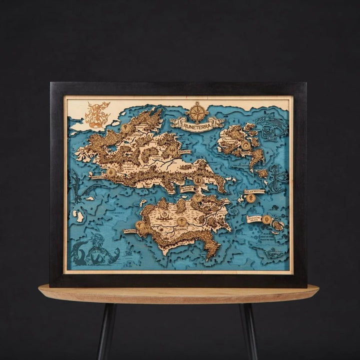 RUNETERRA 3D WOOD MAP