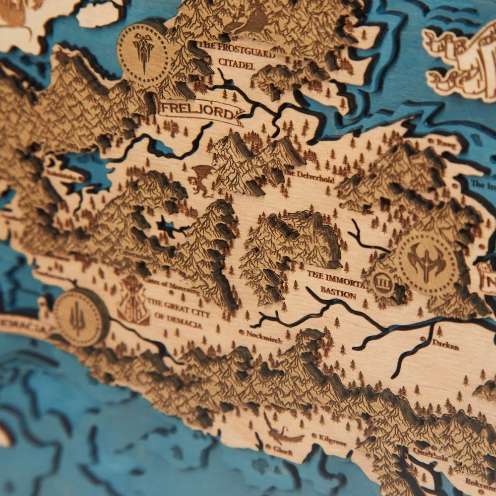 RUNETERRA 3D WOOD MAP ZeWood Inc.