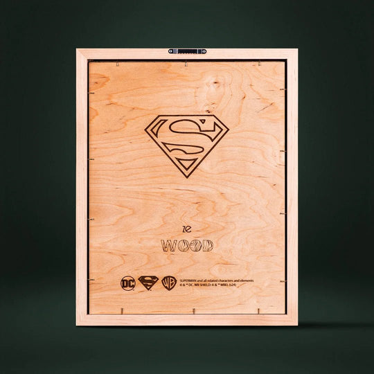 SUPERMAN 3D POSTER - ZeWood