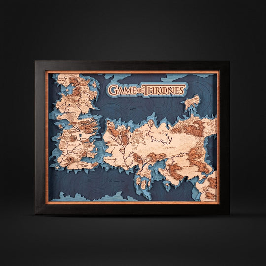 GAME OF THRONES 3D MAP - ZeWood