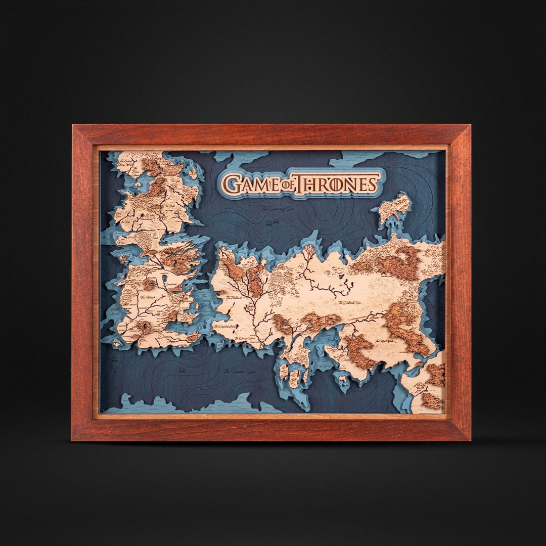 GAME OF THRONES 3D MAP - ZeWood