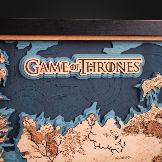 GAME OF THRONES 3D MAP - ZeWood