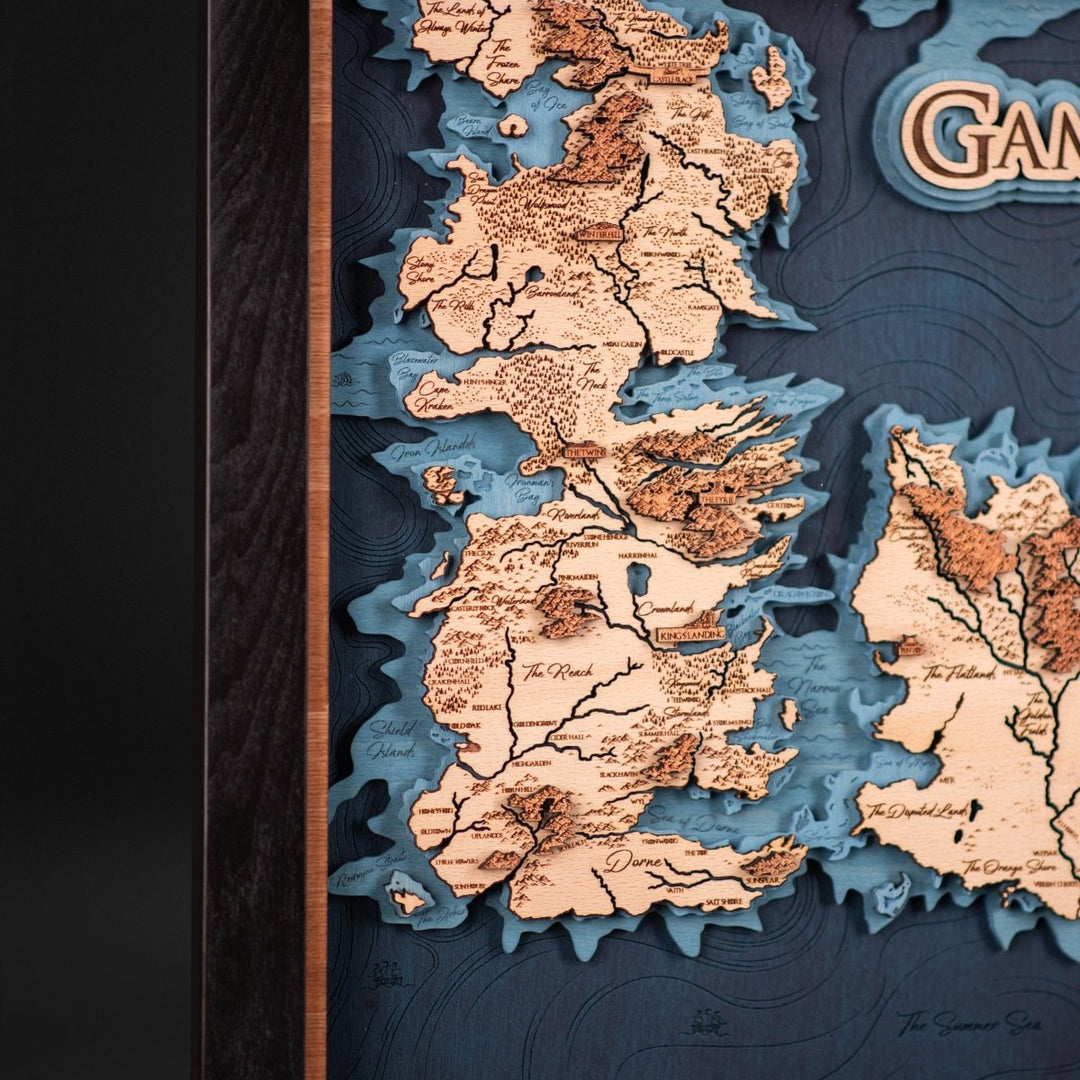 GAME OF THRONES 3D MAP - ZeWood