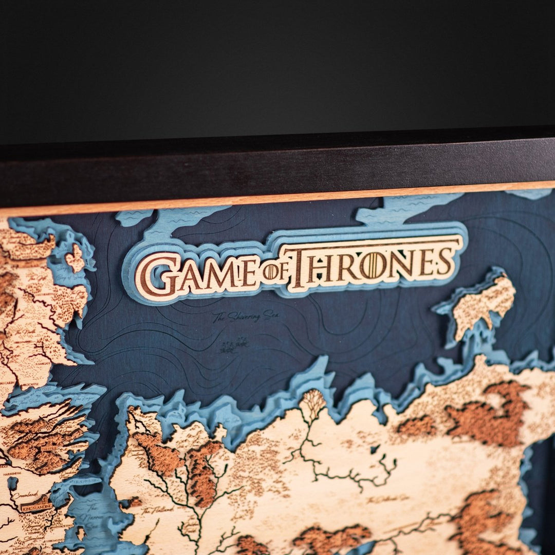 GAME OF THRONES 3D MAP - ZeWood