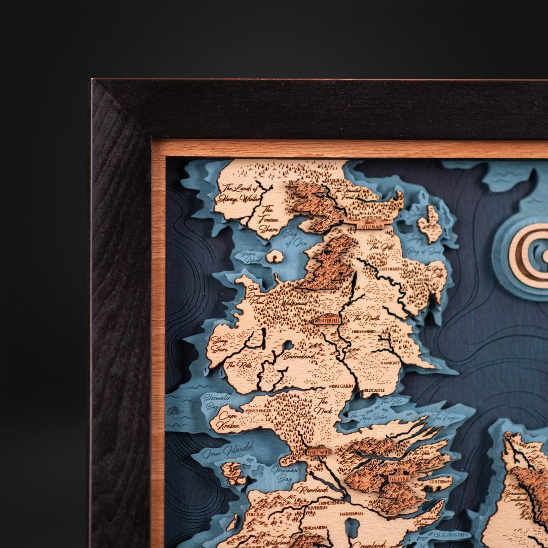 GAME OF THRONES 3D MAP - ZeWood