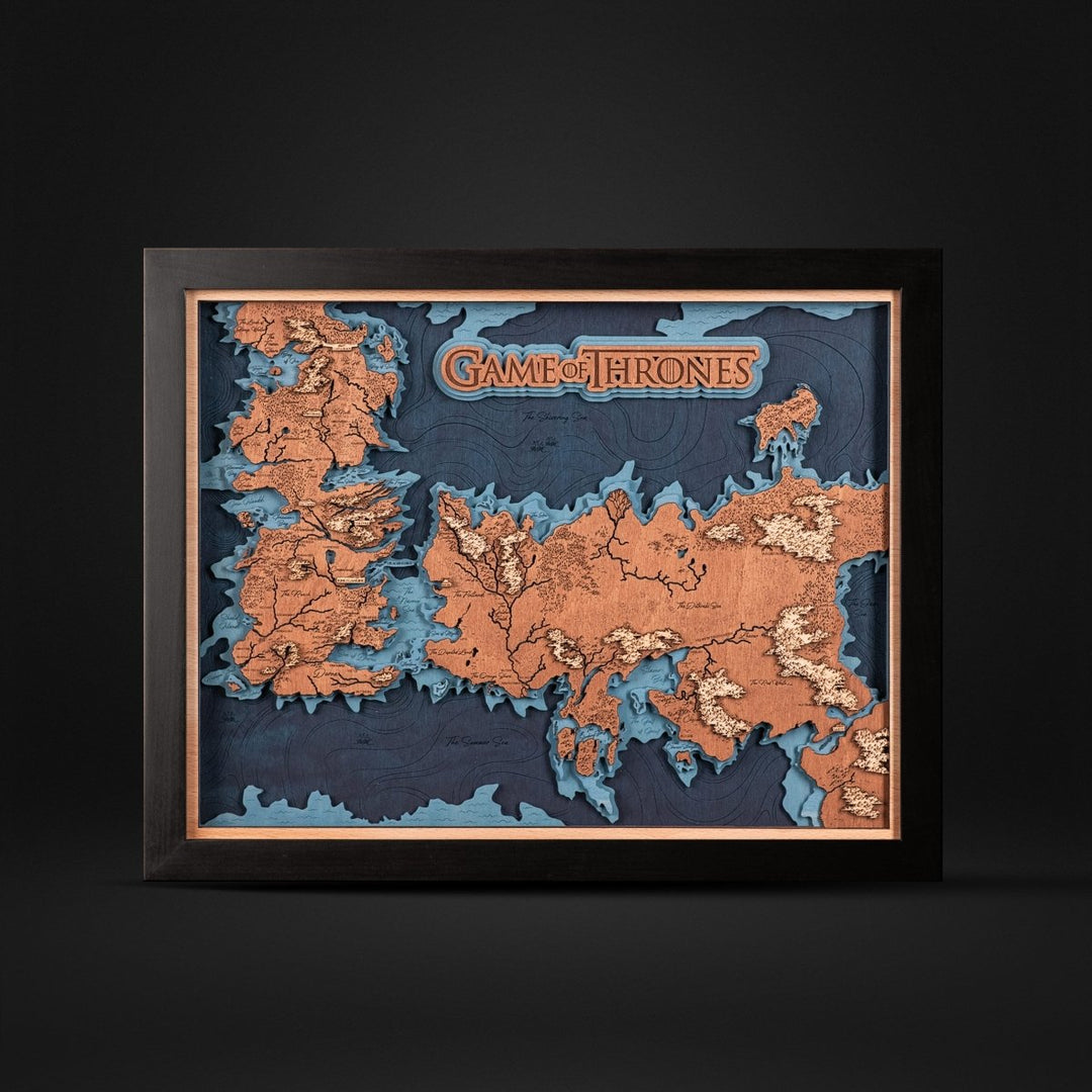 GAME OF THRONES 3D MAP - ZeWood