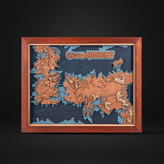 GAME OF THRONES 3D MAP - ZeWood