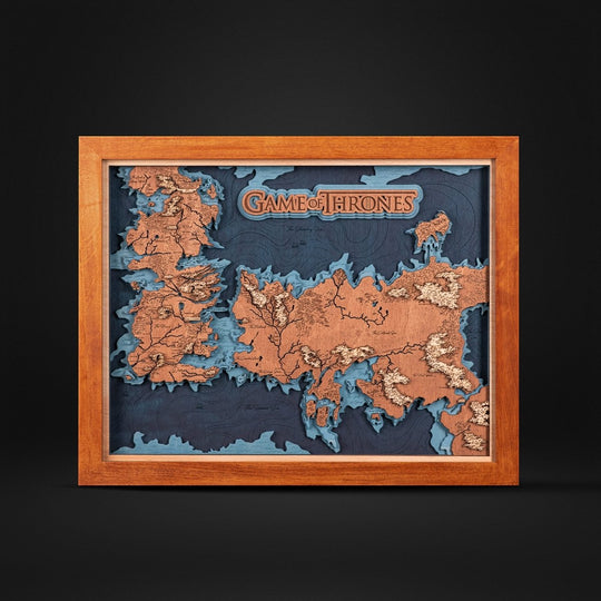 GAME OF THRONES 3D MAP - ZeWood