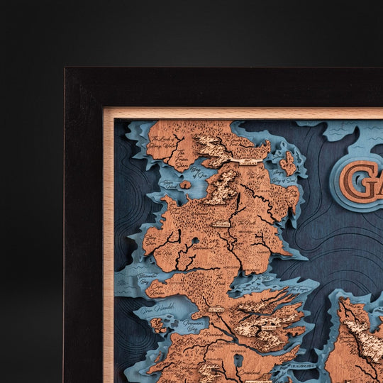 GAME OF THRONES 3D MAP - ZeWood