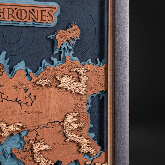 GAME OF THRONES 3D MAP - ZeWood