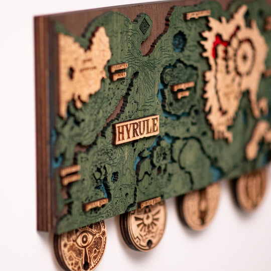 THE HYRULE 3D KEY HOLDER - ZeWood