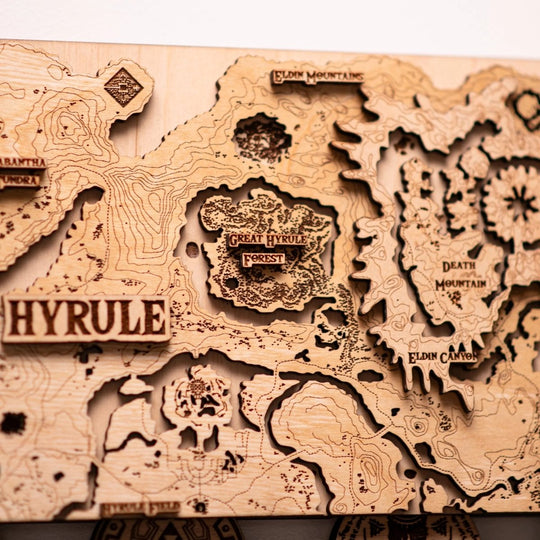 THE HYRULE 3D KEY HOLDER - ZeWood