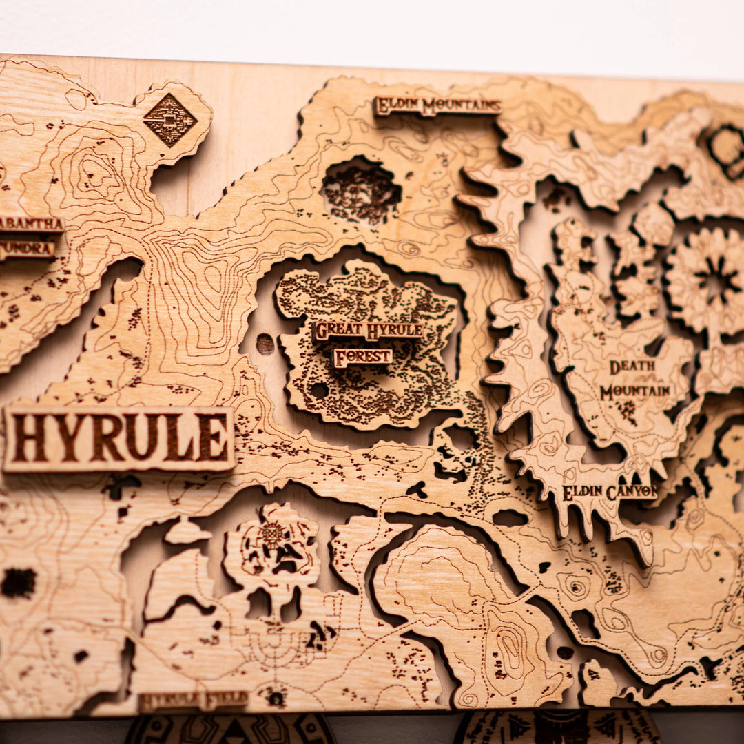 THE HYRULE 3D KEY HOLDER ZeWood Inc.