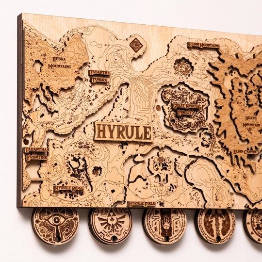 THE HYRULE 3D KEY HOLDER - ZeWood